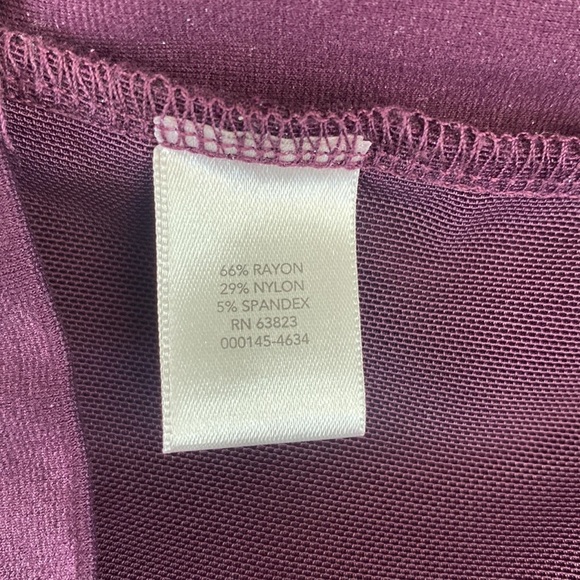 Christopher & Banks eggplant color Sz Small leggings - Picture 7 of 7